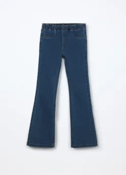 Jeggings flare fit in denim ragazza