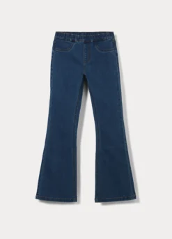 Jeggings flare fit in stretch denim ragazza