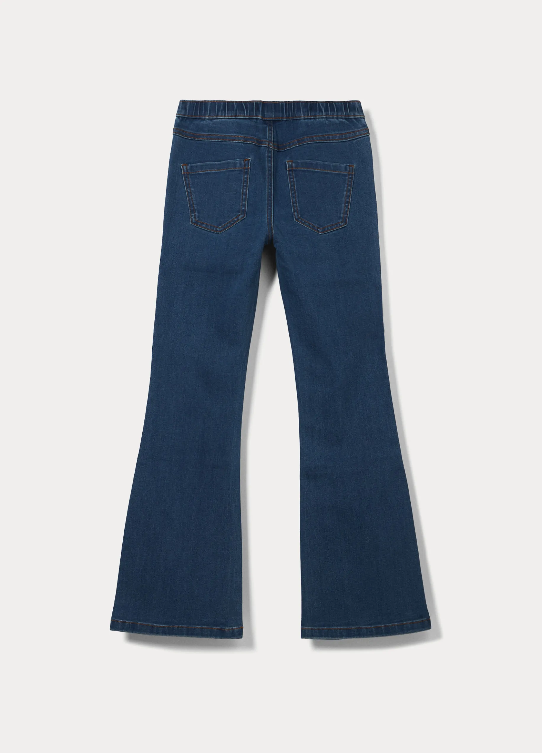Jeggings flare fit in stretch denim ragazza