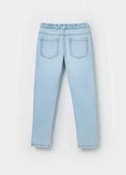 Jeggings in denim misto cotone bambino