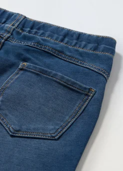 Jeggings in french terry denim ragazza