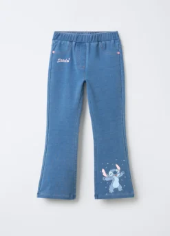 Jeggings Disney in misto cotone garzato stretch denim Flare Fit bambina
