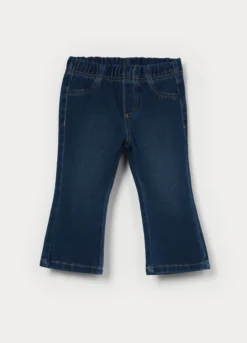 Jeggings flare fit in misto cotone stretch bimba