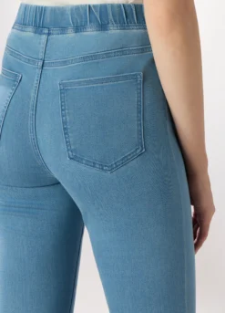 Jeggings in denim misto cotone stretch donna