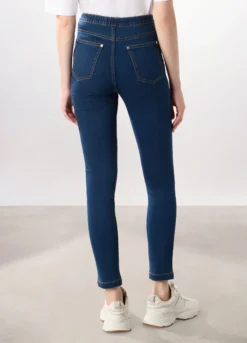 Jeggings in denim misto cotone donna