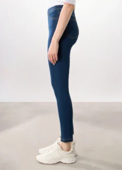 Jeggings in denim misto cotone donna
