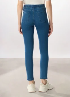 Jeggings in denim misto cotone stretch donna