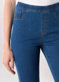 Jeggings in denim misto cotone donna