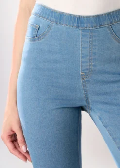 Jeggings in denim misto cotone donna