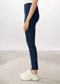 Jeggings in denim misto cotone stretch donna