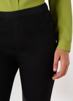 Jeggings in stretch denim di misto cotone donna