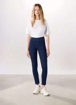 Jeggings in stretch denim misto cotone donna