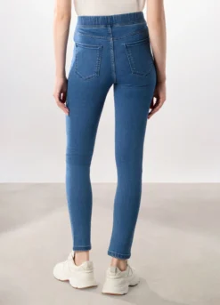 Jeggings in stretch denim misto cotone donna