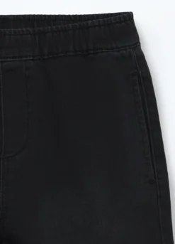 Jogger cargo in denim misto cotone ragazzo