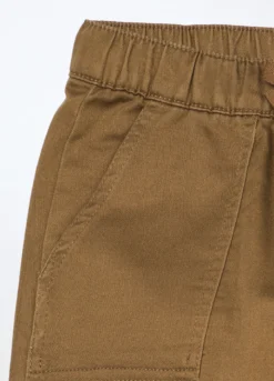 Jogger cargo in french terry denim bambino