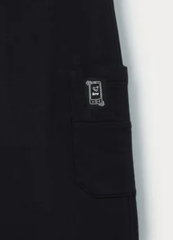 Jogger cargo in french terry di puro cotone bambino