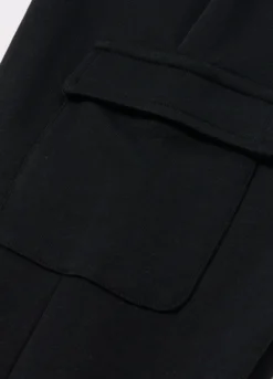 Jogger cargo in french terry di cotone ragazza