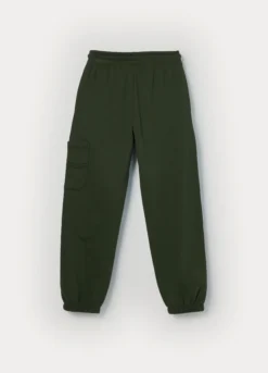 Jogger cargo in french terry di puro cotone bambino