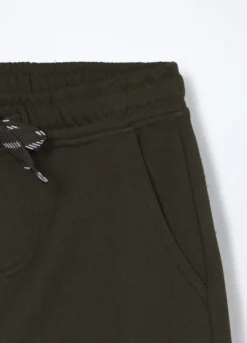 Jogger cargo in puro cotone fleece bambino