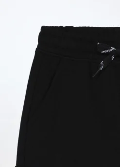 Jogger cargo in puro cotone fleece bambino