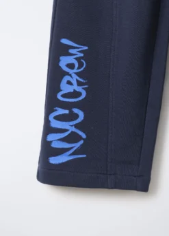 Jogger in cotone garzato Fit Regular bambino