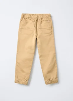Jogger in denim di cotone garzato Relaxed Fit bambino