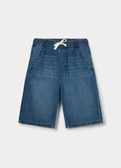 Jogger in denim misto cotone ragazzo