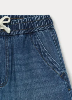 Jogger in denim misto cotone ragazzo
