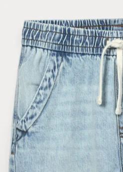 Jogger in denim misto cotone ragazzo