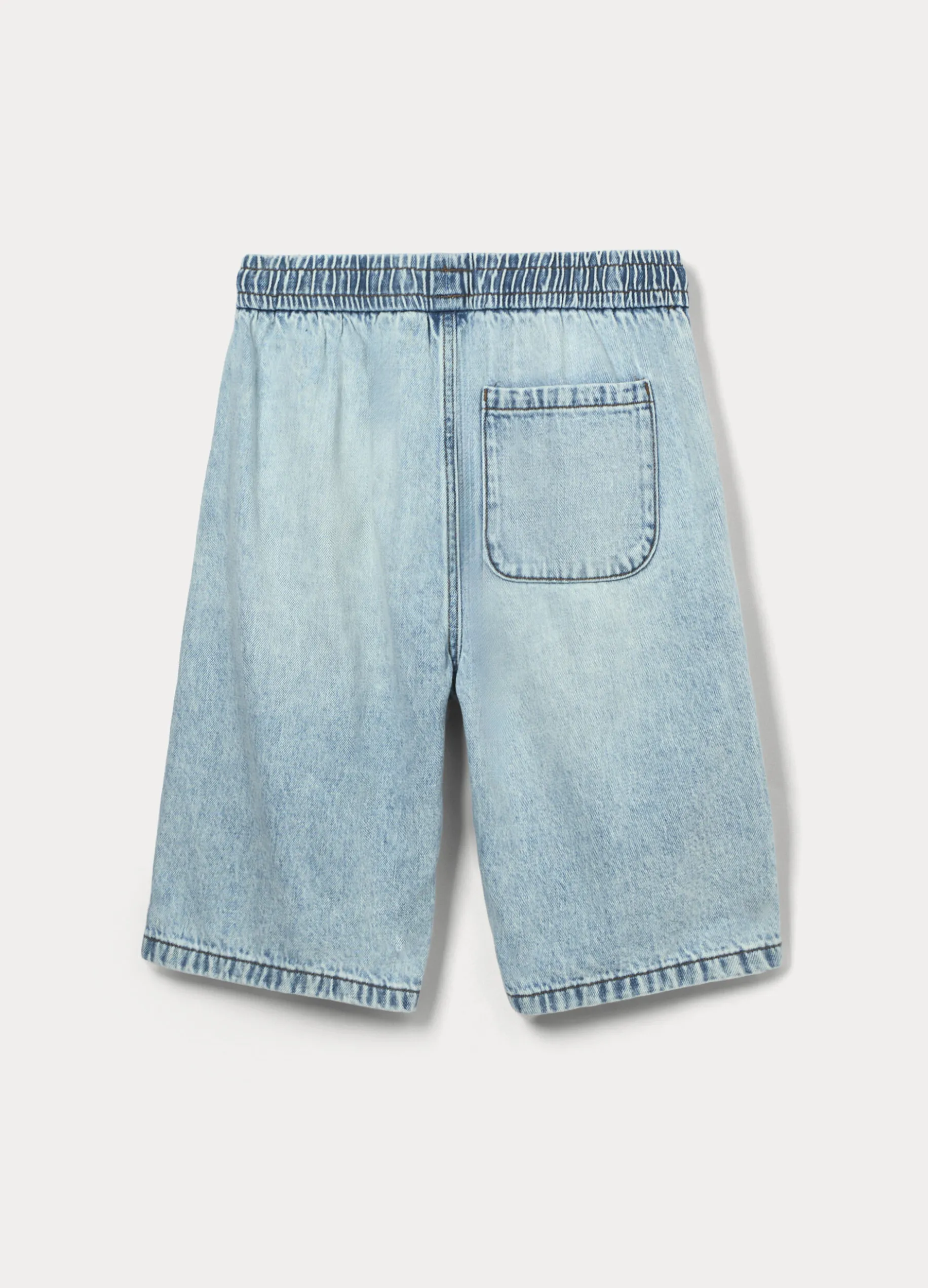Jogger in denim misto cotone ragazzo