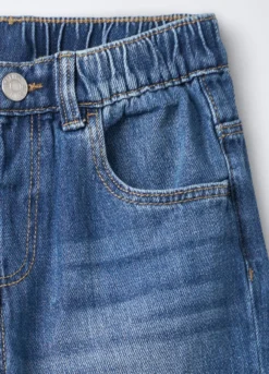 Jogger in denim misto viscosa Baggy Fit bambino