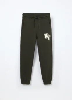 Jogger in felpa di puro cotone ragazzo