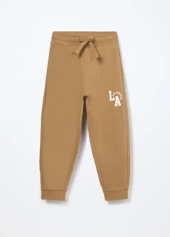 Jogger in french terry di puro cotone bambino