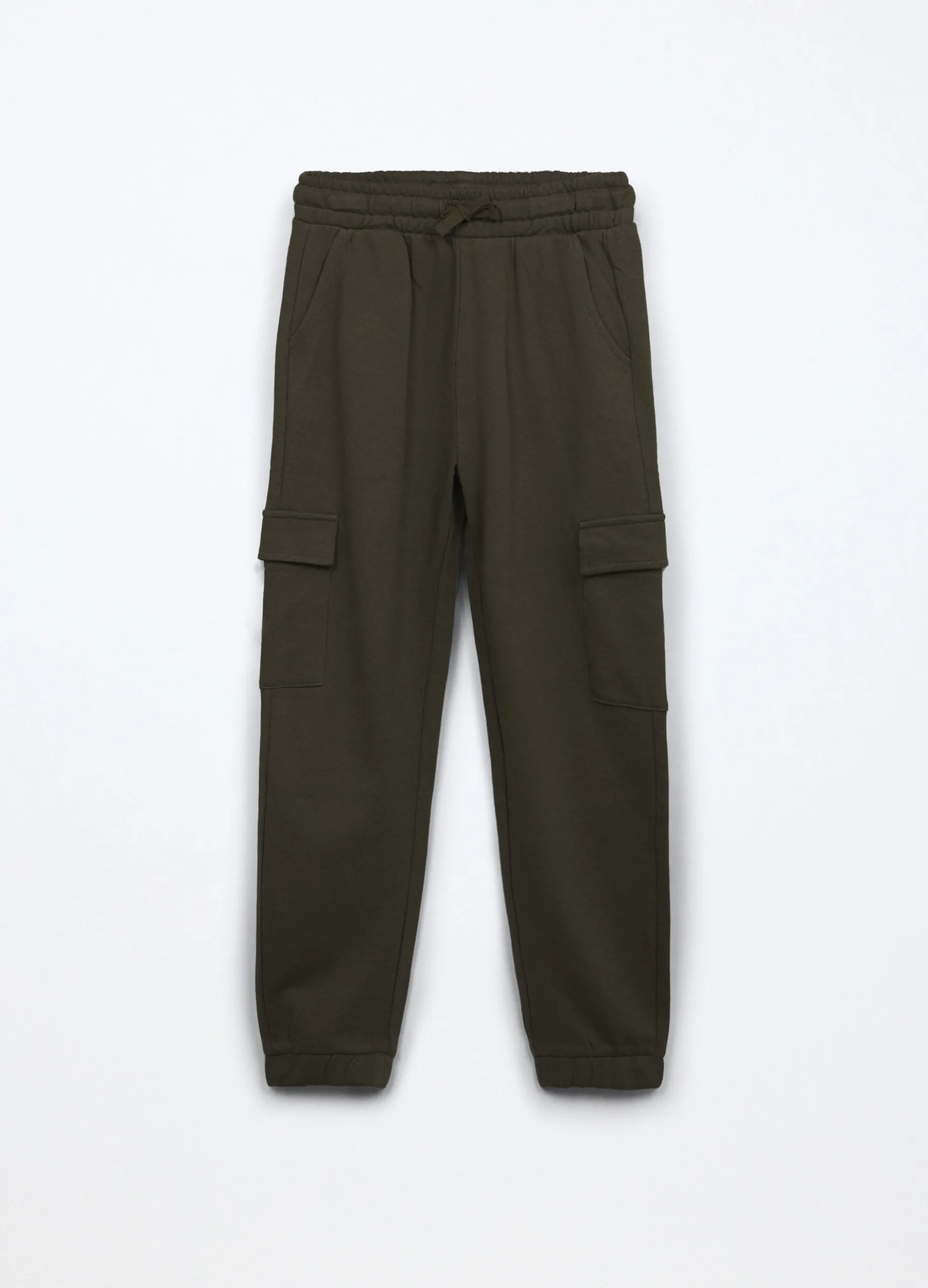 Jogger in french terry di puro cotone ragazza