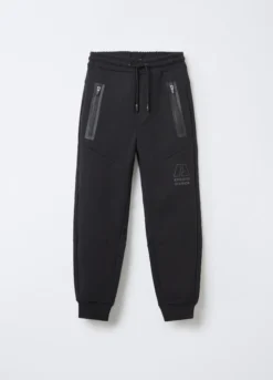 Jogger in interlock di misto cotone stretch Fit Regular ragazzo