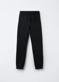 Jogger in puro cotone garzato Fit Regular ragazzo
