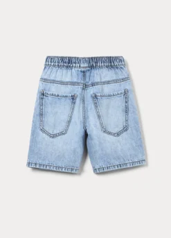 Jogger Marvel in denim bambino