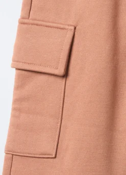 Jogger cargo in felpa misto cotone Relaxed Fit bambina