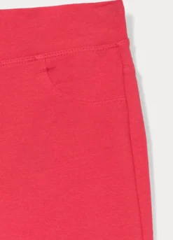 Jogger fit flare in french terry di cotone stretch bambina