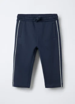 Jogger in cotone garzato misto viscosa Comfort Fit bimbo