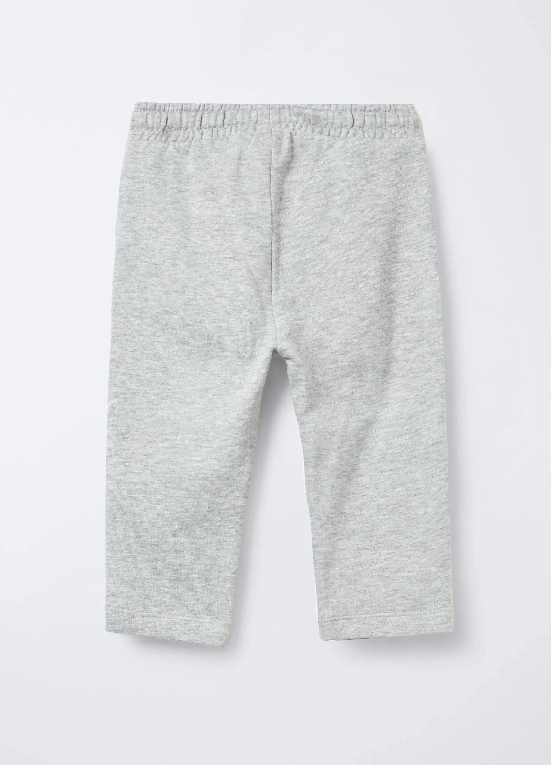 Jogger in cotone garzato misto viscosa Comfort Fit bimbo