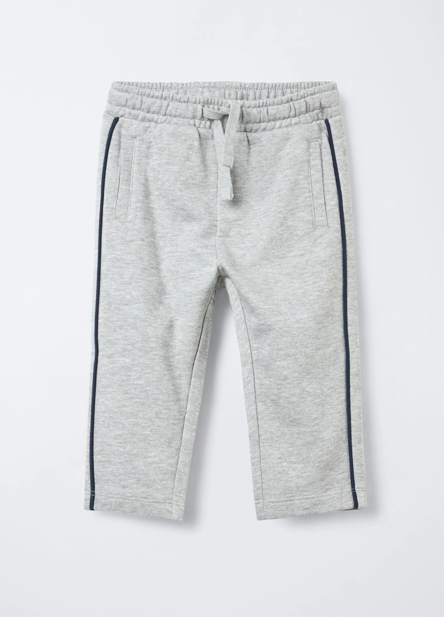 Jogger in cotone garzato misto viscosa Comfort Fit bimbo