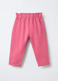 Jogger in cotone garzato stretch Fit Regular bimba