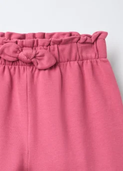 Jogger in cotone garzato stretch Fit Regular bimba