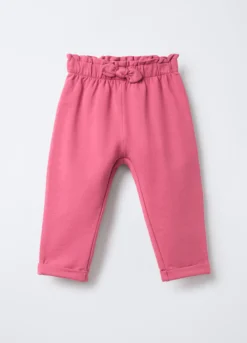 Jogger in cotone garzato stretch Fit Regular bimba