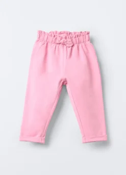 Jogger in cotone garzato stretch Fit Regular bimba