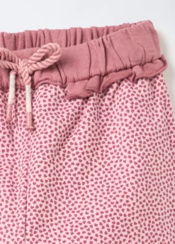 Jogger in cotone garzato stretch Fit Regular bimba
