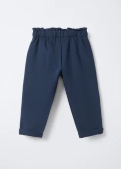 Jogger in cotone garzato stretch Fit Regular bimba