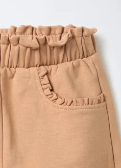 Jogger in cotone garzato stretch Fit Regular bimba
