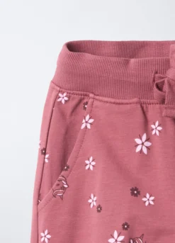 Jogger in cotone garzato stretch Fit Regular bambina
